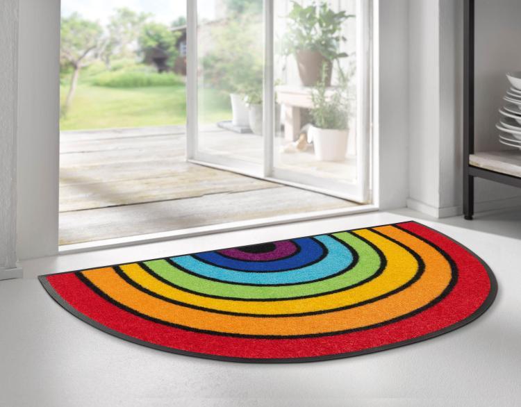 Fußmatte Special Shape Round Rainbow, 051735