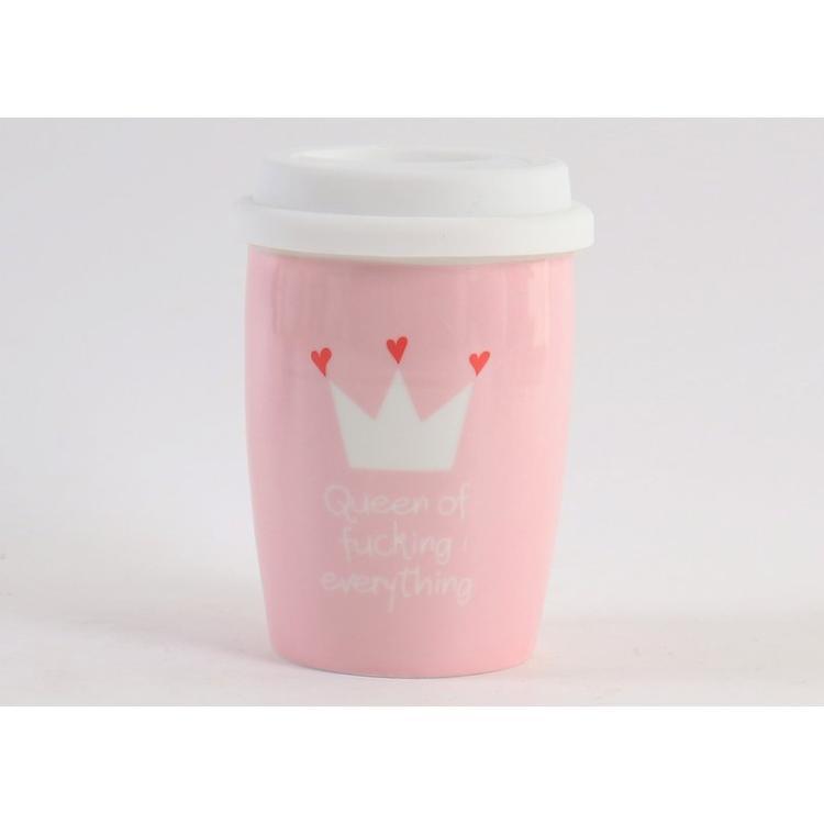 Coffee to go Becher, Queen of fucking everything, 250ml