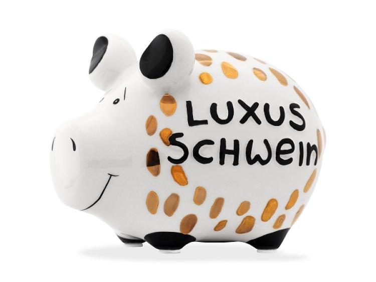 Sparschwein Gold-Edition 'Luxusschwein'