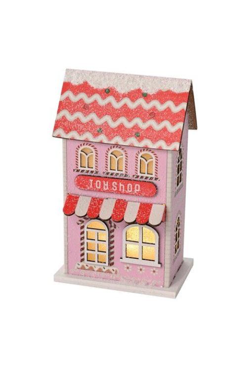 Gift Company Candy Haus mit LED, Toyshop rosa