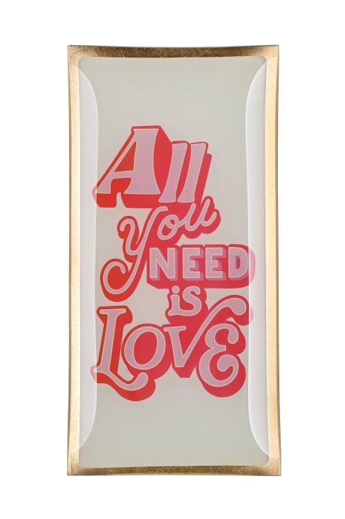 Love Plates, Glasteller, L All you need is Love, 1044005013