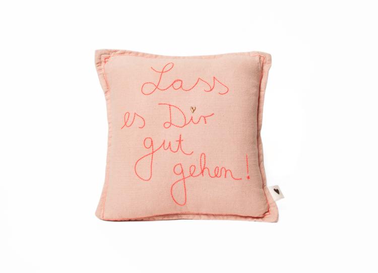 Good old friends Mini Kissen, Lass es dir gut gehen