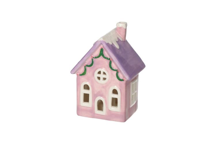 Gift Company Mignon LED Haus, lila