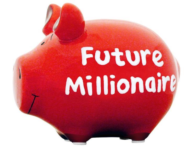 Sparschwein 'Future Millionaire'