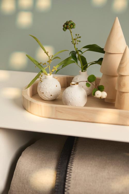 Räder Winterkugel Vase 3-er Set