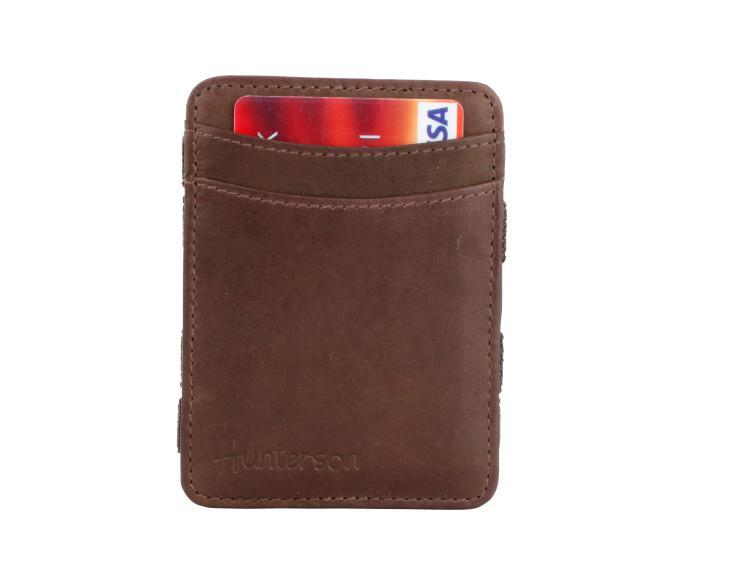 Magic Wallet, Leder, braun, HU-MW-CS1-RFID-BRN