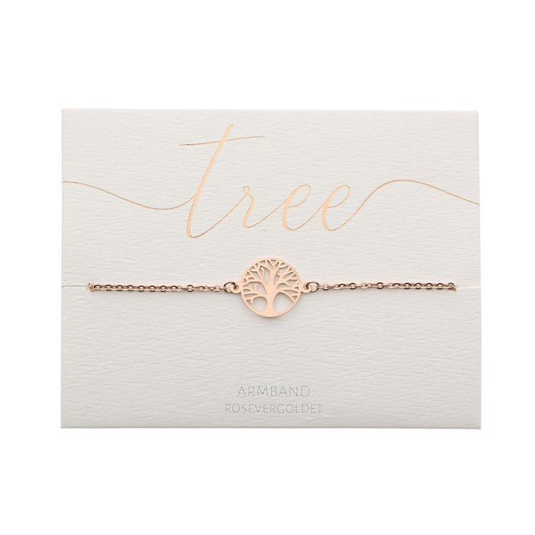 Armband 'Baum des Lebens' rosévergoldet, 6044ba
