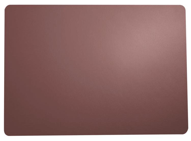 ASA Tischset leather optic fine, plum, 7819420