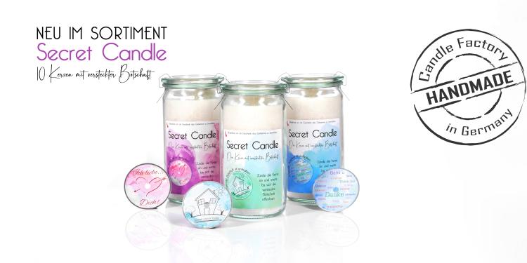 Candle Factory Secret Candle Ich liebe dich