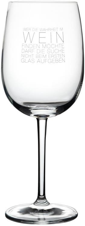 Weinglas Wahrheit im Wein, 15156