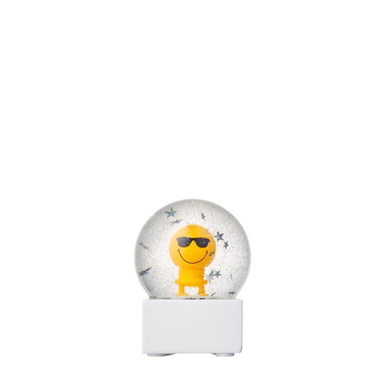 Small Smiley Cool Glitter Globe 72001-20