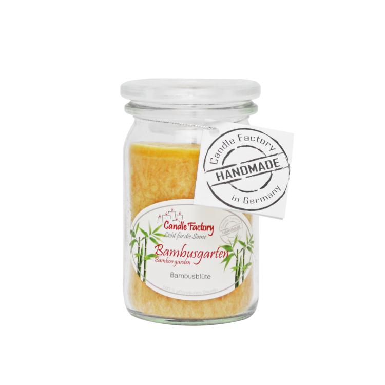 Baby-Jumbo Duftkerze im Weckglas, Bambusgarten