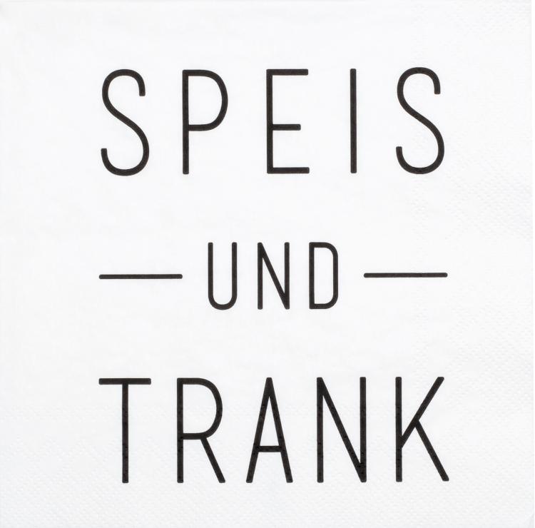 Servietten Speis und Trank, 33cm