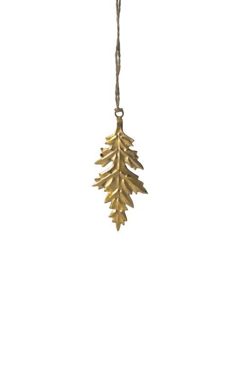 Oro, Metallhänger, Blätter 4er Set, gold , 1105801021