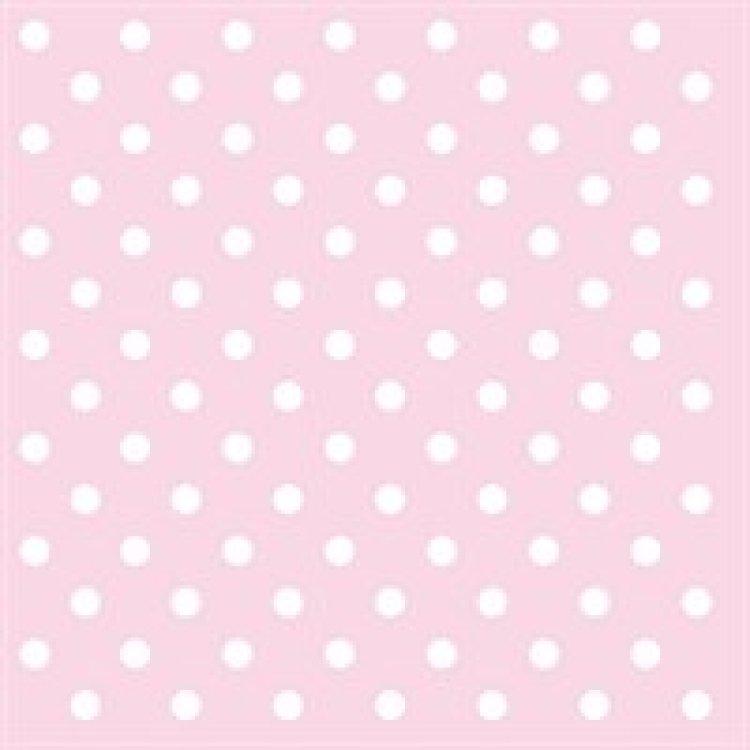 Ambiente Servietten Pastel Dots rose Punkte 33x33, 20 Stück