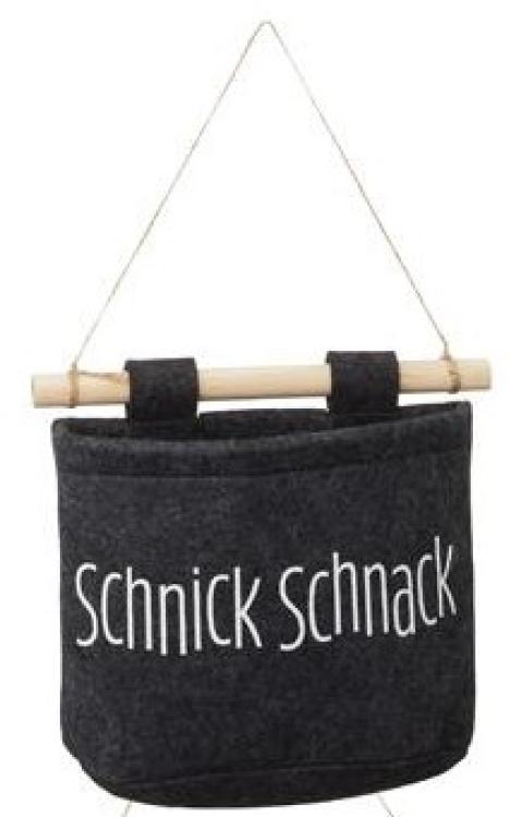 Aufbewahrungstasche Filz "Schnick Schnack" zum Hängen, 68250