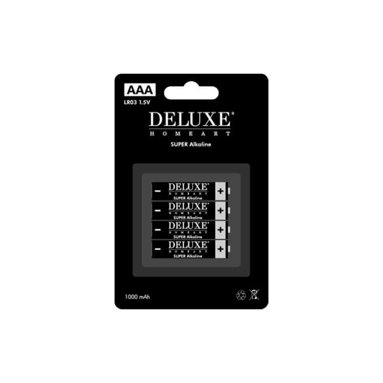 Deluxe 4xAAA Batterien, KR03, 1000mAh, BA-0002