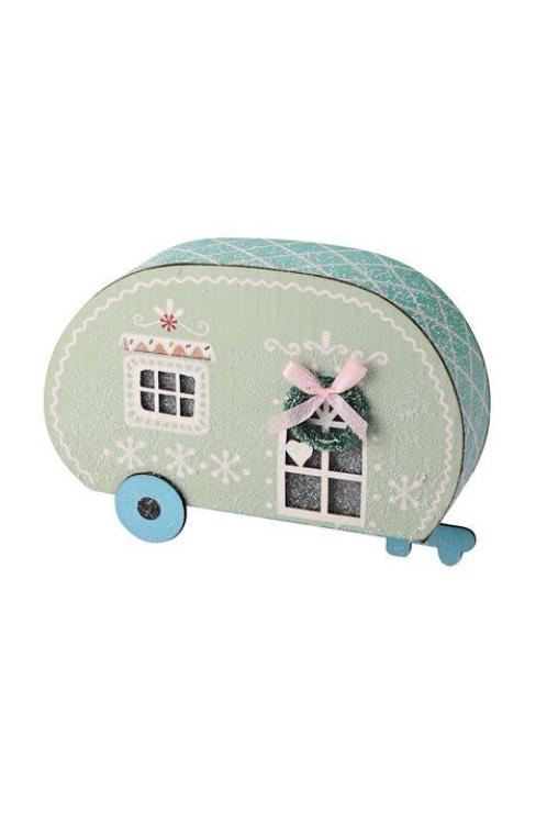 Gift Company Candy Wohnmobil mit LED, grün