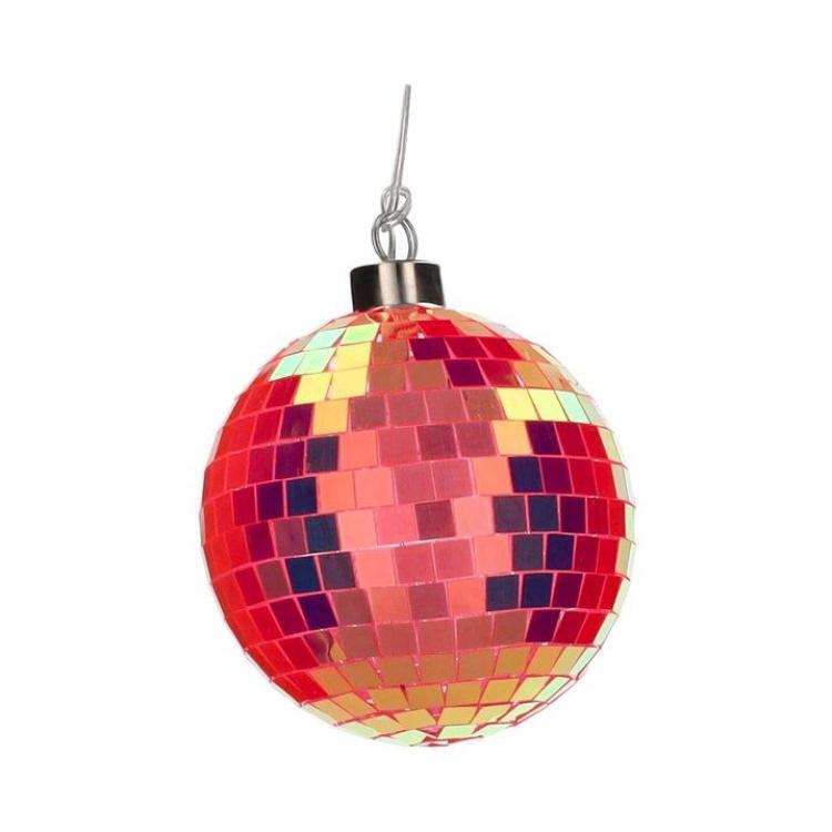 Gift Company Disco LED-Kugel 15cm, neon orange