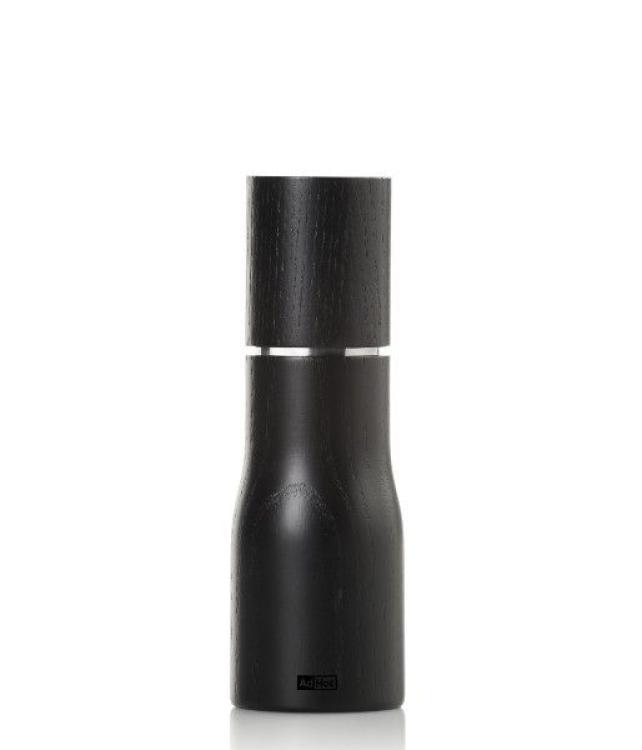 AdHoc Pfeffer-  Salzmühle Levo Eschenholz schwarz, 15 cm, MP844