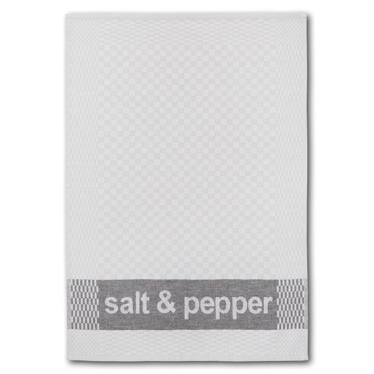 3-er Geschirrtuchset salt & pepper grau, 50x70cm