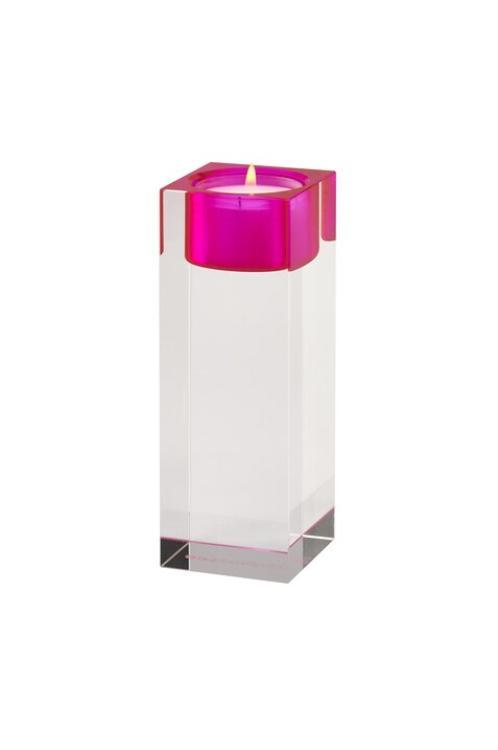 Gift Company Sari Teelichthalter, transparent/pink, Kristallglas, 1127505013