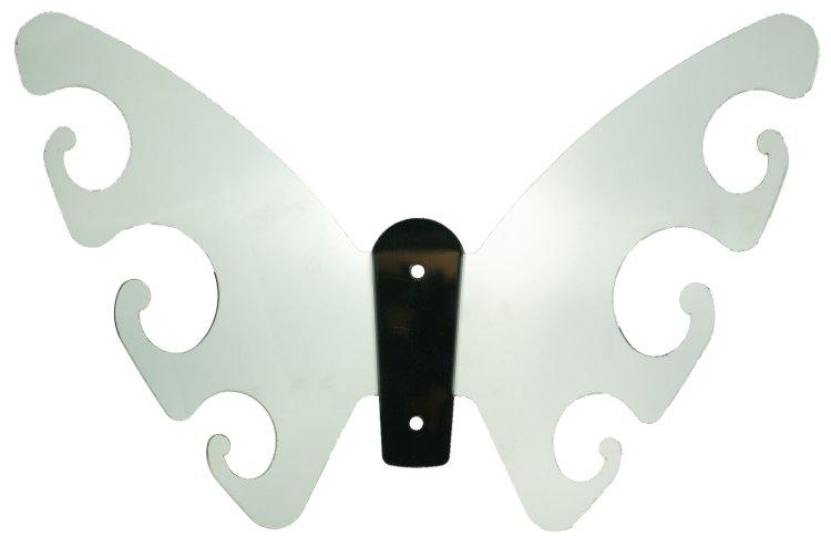 Kleiderhaken Butterfly L 100p spiegelnd