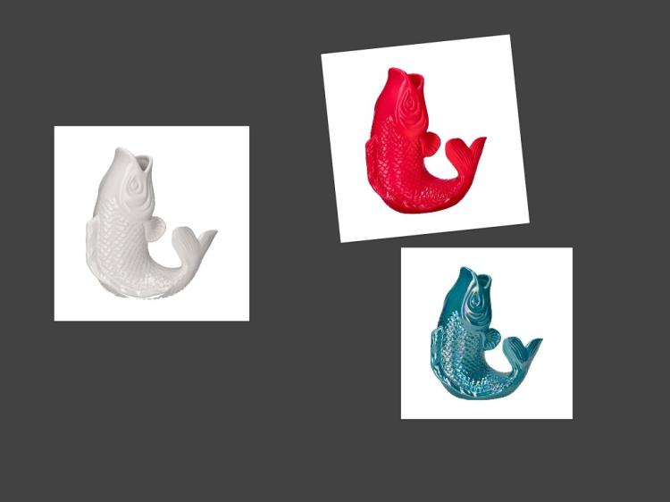 Mamsell Koi Vase, div. Farben und Größen