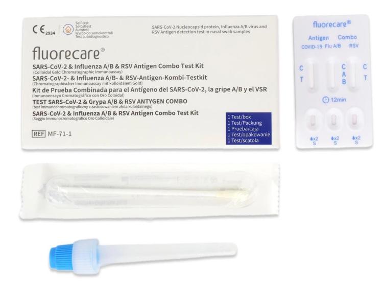 Fluorecare 4in1-Kombitest, MHD 12/2027