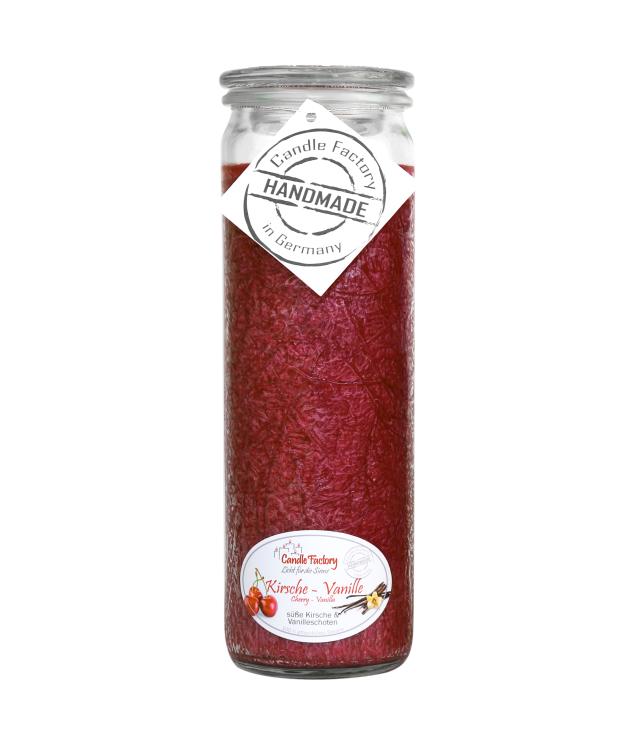 Big-Jumbo Duftkerze im Weckglas,  Kirsch-Vanille