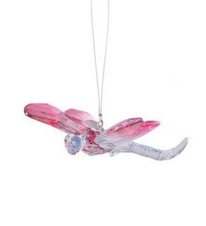 Gift Company Birds, Libelle, transparent-rosa