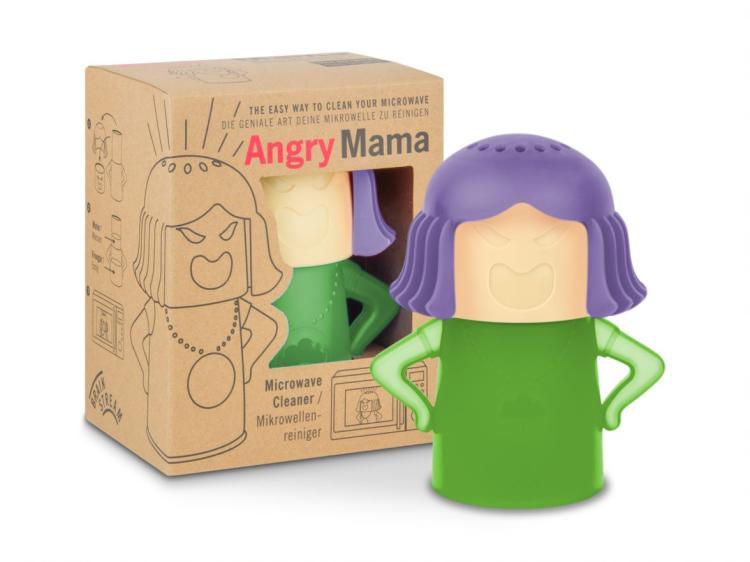Brainstream Angry Mama, grün+lila, Mikrowellenreiniger, A005154