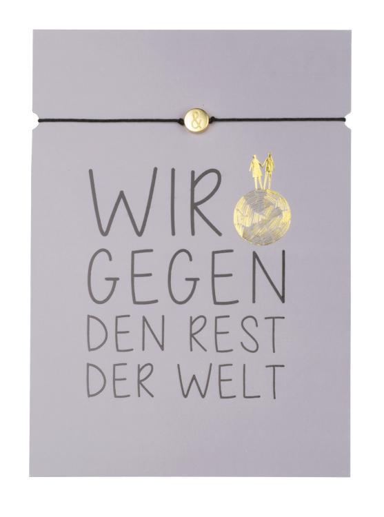 Räder ACCESSORIES Goldschatz &, Armband mit Karte, Wir gegen... , 16182