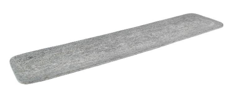 Platte Sasso rechteckig schiefer 60x15 cm 802002903
