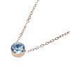 Halskette Sparkle rose 'Aquamarin' mit Swarovski Kristallen, 606069