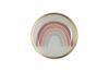 Love Plates, Glasteller, Regenbogen, rund, grau, 1054003004