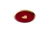 Love plates, Glasteller M, Herz, rund, pink, 1061304013