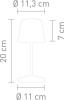 Villeroy & Boch SEOUL 2.0 LED Tischleuchte mit Akku chrom, dimmbar, 96873