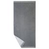 Handtuch BASIC LINE Kachel Bordüre grau/weiß, 50x100cm