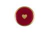 Love plates, Glasteller M, Herz, rund, pink, 1061304013