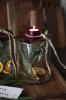 Glas mit Kerzenhalter für Teelicht, Stern, 90100-33