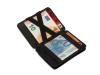 Magic Coin Wallet, Leder, schwarz, mit Münzfach, HU-MW-CP1-RFID-BLK