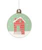 Räder Winterornament Schneehütte