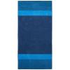Mega-Saunatuch Two-Tone Stripe blau, 100x200 cm