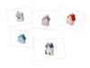 Gift Company Mignon LED Haus, rosa/rot