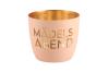 Gift Company Madras Windlicht M, Mädelsabend, pastellorange/gold, 1122104076