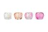 Palisades, Kristallglas, 4er Set, transparent/rosa/pink/apricot, 1054303012