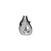 Monsieur Carafon Vase XS, silber