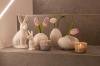 Gift Company Bloom, Vase, Porzellan, oval, weiß , 1125601001