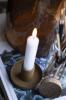 Kerzenhalter für Stabkerze, mustard, 1671-03